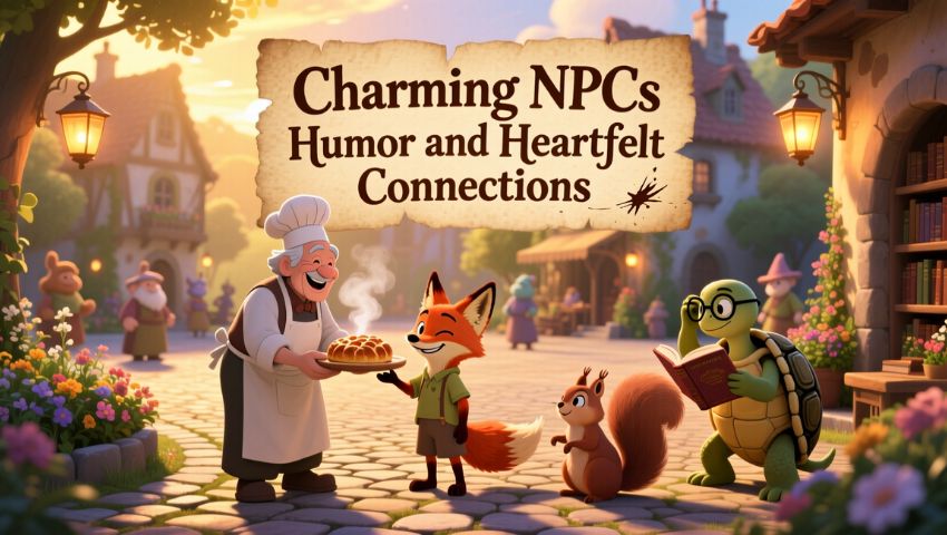 Charming NPCs Humor and Heartfelt Connections