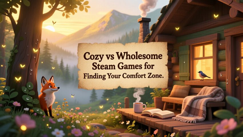 Cozy vs Wholesome Steam Games for Finding Your Comfort Zone