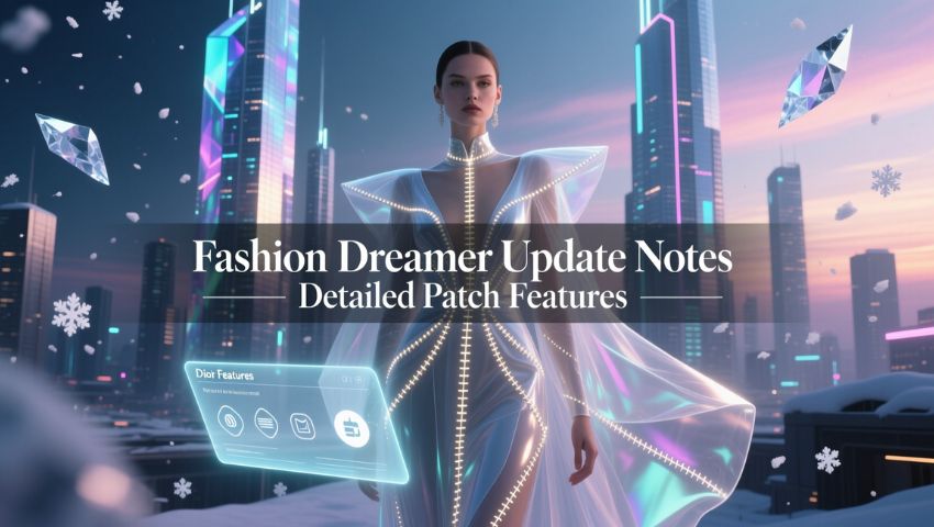 Fashion Dreamer Update Notes Detailed Patch Features