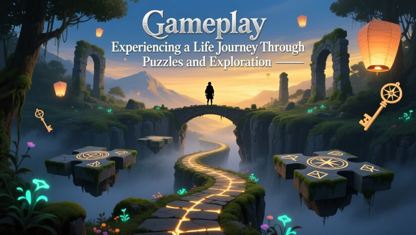 Gameplay Experiencing a Life Journey Through Puzzles and Exploration