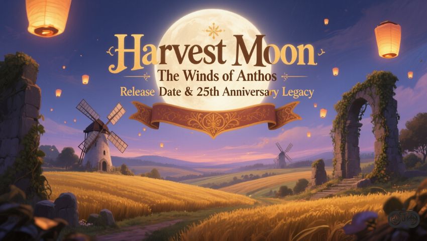 Harvest Moon The Winds of Anthos Release Date & 25th Anniversary Legacy