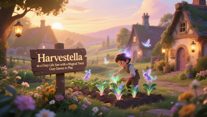 Harvestella as a Cozy Life Sim with a Magical Twist Cozy Games to Play
