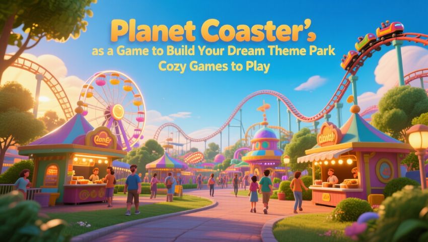 Planet Coaster as a Game to Build Your Dream Theme Park Cozy Games to Play