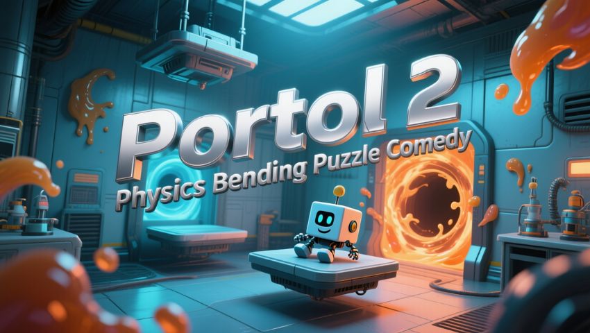 Portal 2 Physics Bending Puzzle Comedy