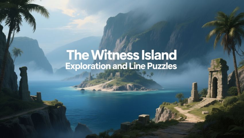 The Witness Island Exploration and Line Puzzles