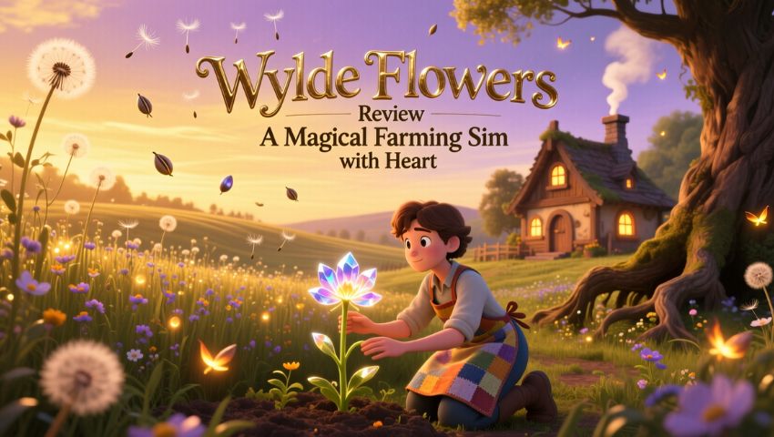 Wylde Flowers Review A Magical Farming Sim with Heart