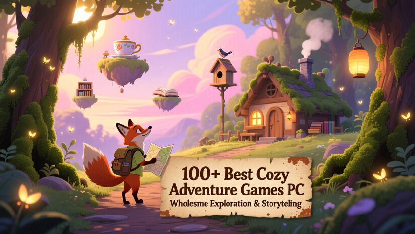 100+ Best Cozy Adventure Games PC Wholesome Exploration & Storytelling