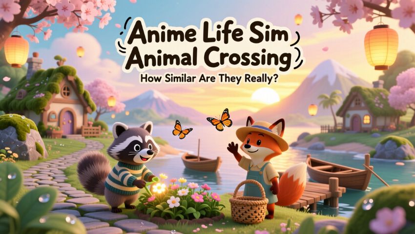 Anime Life Sim Animal Crossing How Similar Are They Really?v