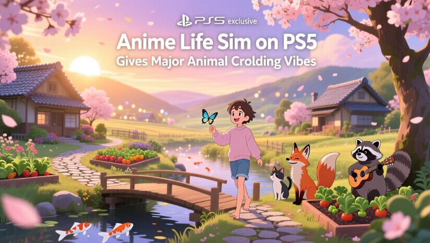 Anime Life Sim on PS5 Gives Major Animal Crossing Vibes