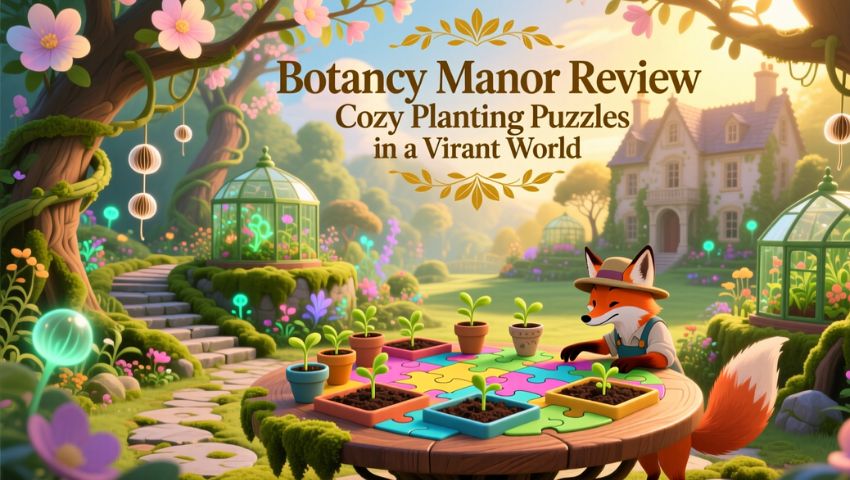 Botany Manor Review Cozy Planting Puzzles in a Vibrant World