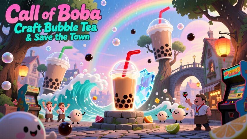 Call of Boba Craft Bubble Tea & Save the Town