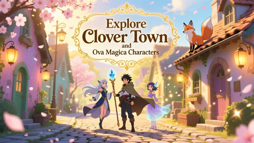 Explore Clover Town and Ova Magica Characters