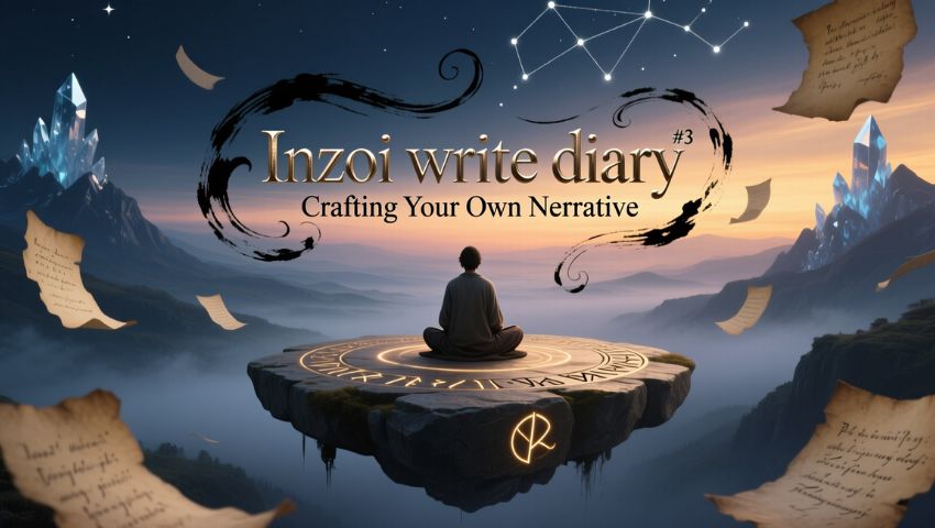 Inzoi write diary Crafting Your Own Narrative