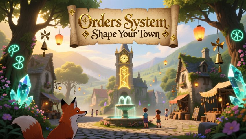 Orders System Shape Your Town