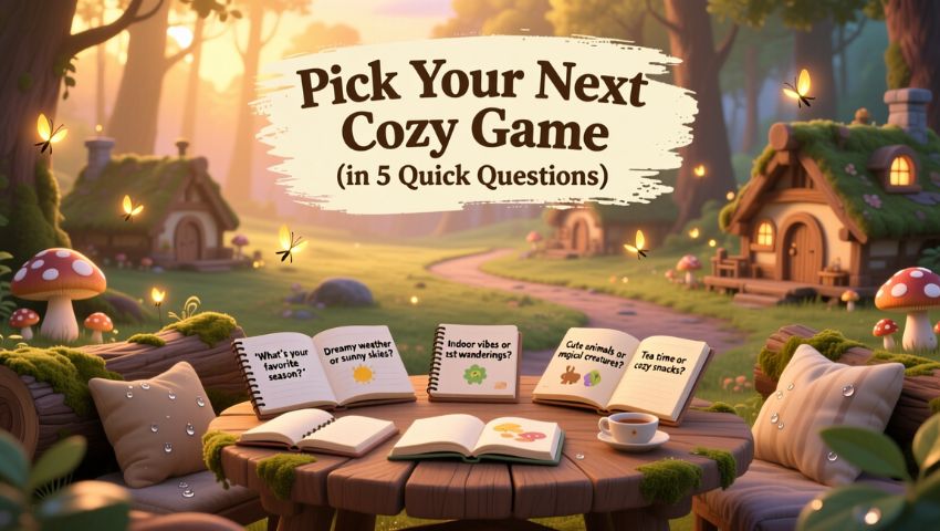 Pick Your Next Cozy Game (in 5 Quick Questions)