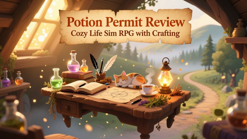 Potion Permit Review Cozy Life Sim RPG with Crafting