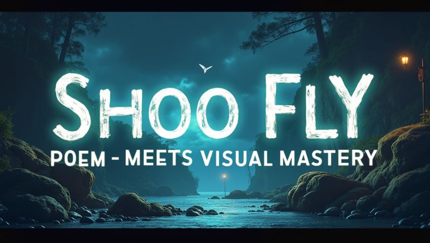 Shoo Fly Poem Meets Visual Mastery