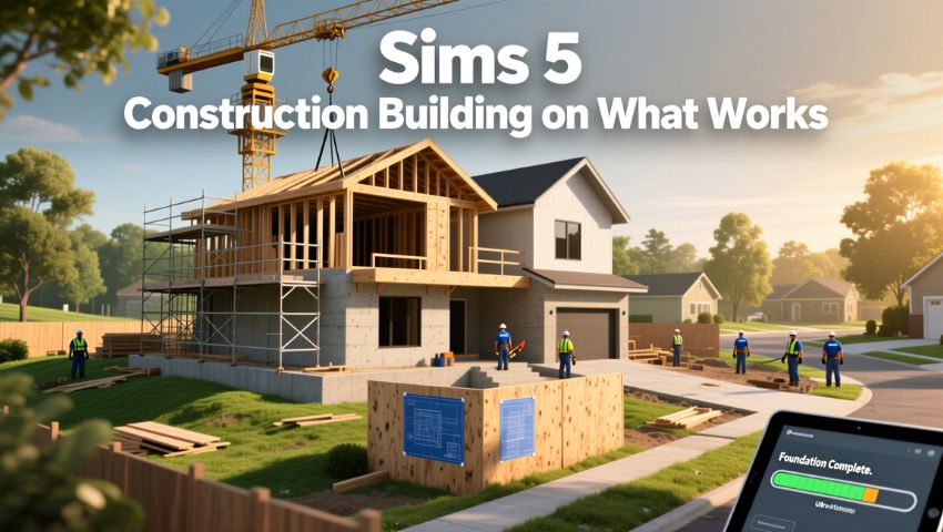 Sims 5 Construction Building on What Works