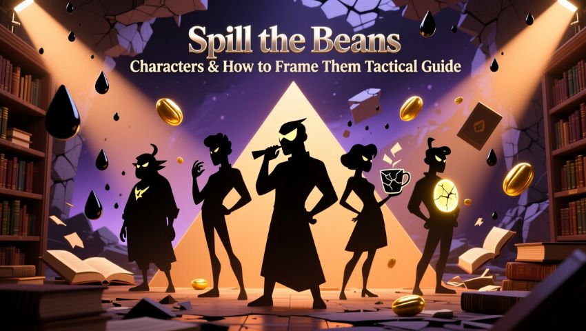 Spill the Beans Characters & How to Frame Them Tactical Guide