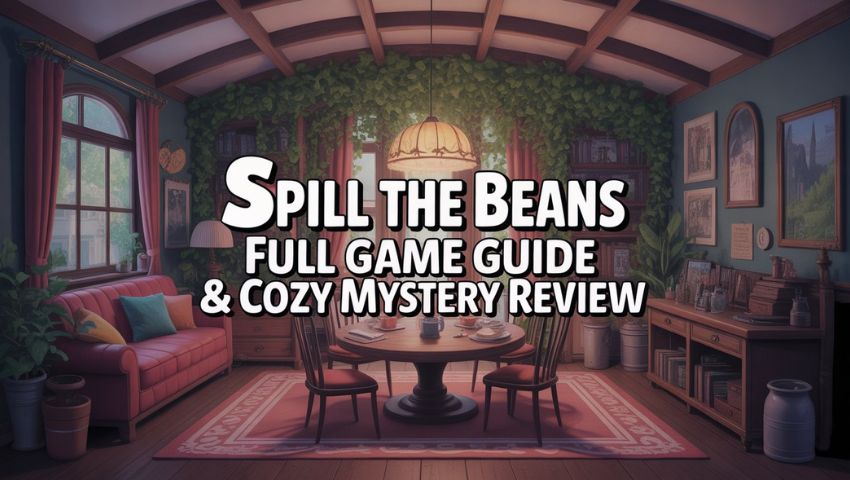 Spill the Beans Full Game Guide & Cozy Mystery Review