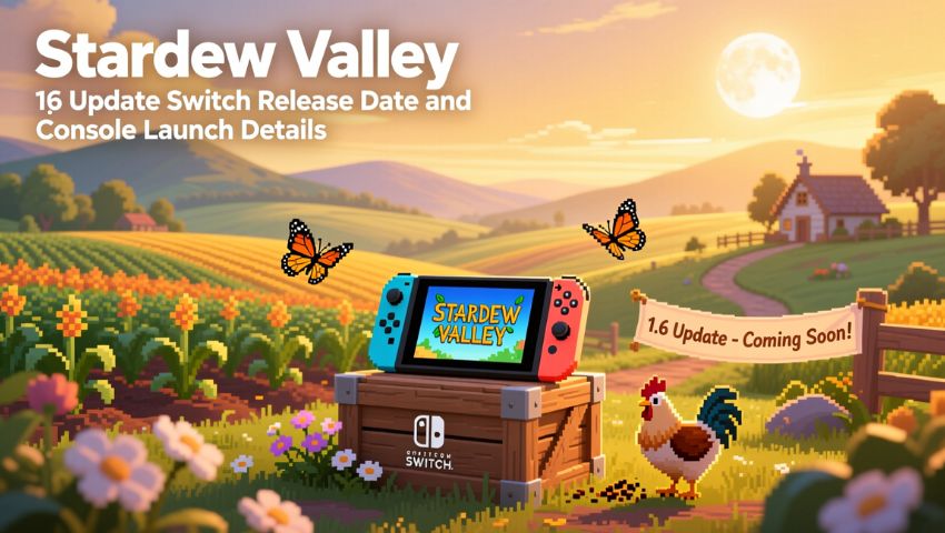 Stardew Valley 1.6 Update Switch Release Date and Console Launch Details