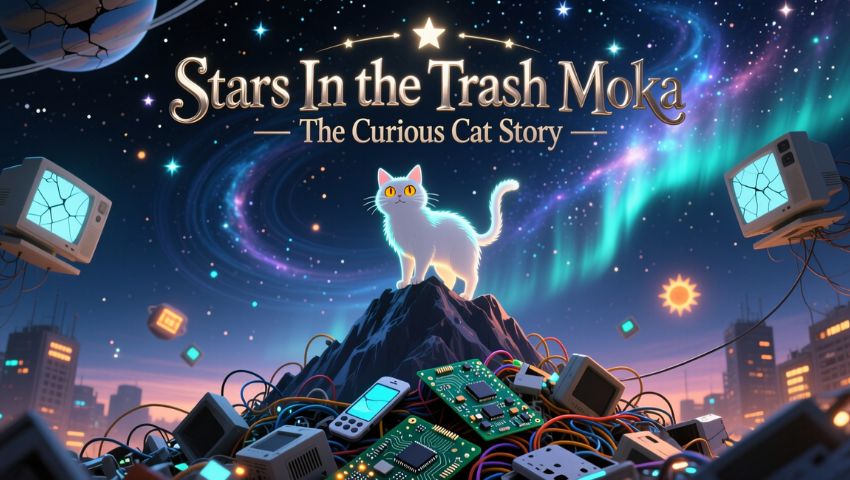 Stars In the Trash Moka The Curious Cat Story