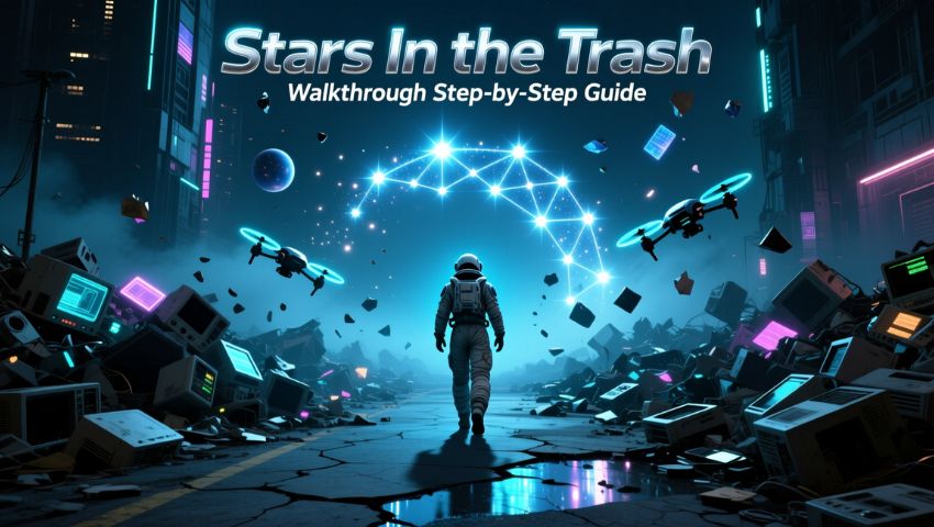 Stars In the Trash Walkthrough Step-by-Step Guide