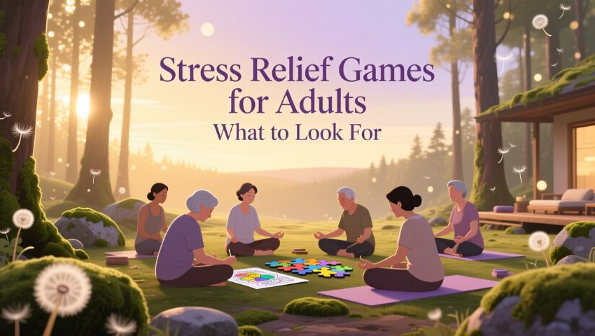 Stress Relief Games for Adults What to Look For