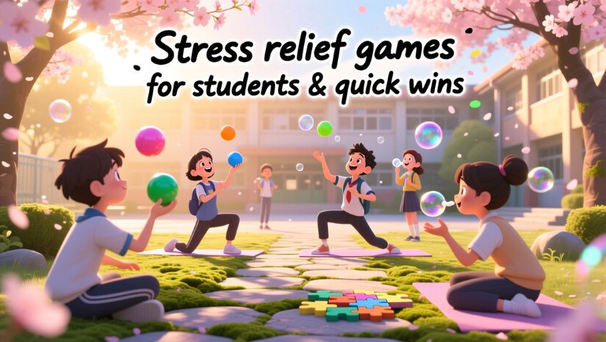 Stress relief games for students & quick wins
