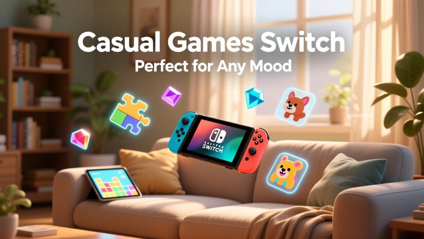 Casual Games Switch Perfect for Any Mood