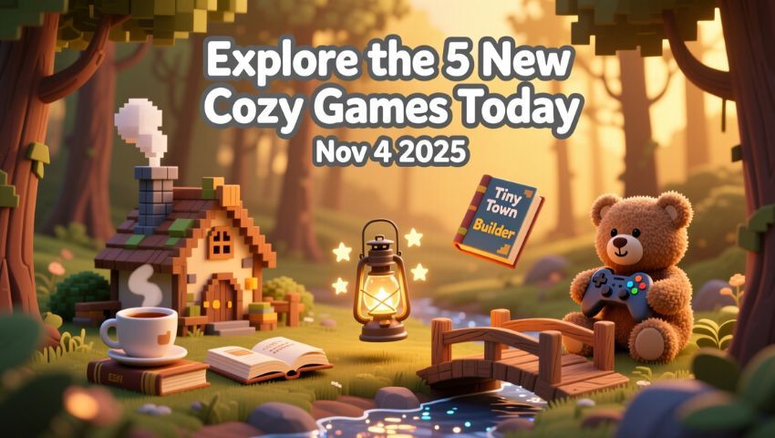 Explore the 5 New Cozy Games Today Nov 4 2025