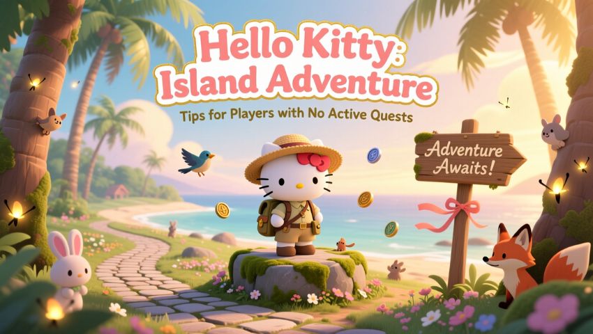 Hello Kitty Island Adventure Tips for Players with No Active Quests