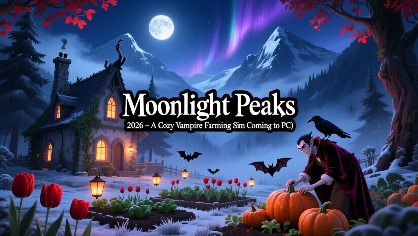 Moonlight Peaks 2026 – A Cozy Vampire Farming Sim Coming to PC