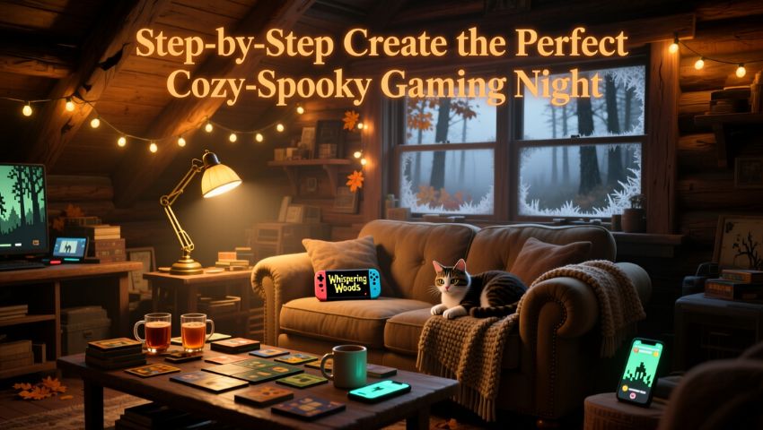 Step-by-Step Create the Perfect Cozy-Spooky Gaming Night