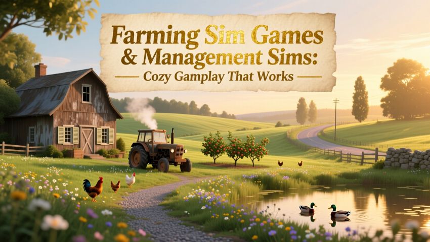 Farming Sim Games & Management Sims: Cozy Gameplay That Works