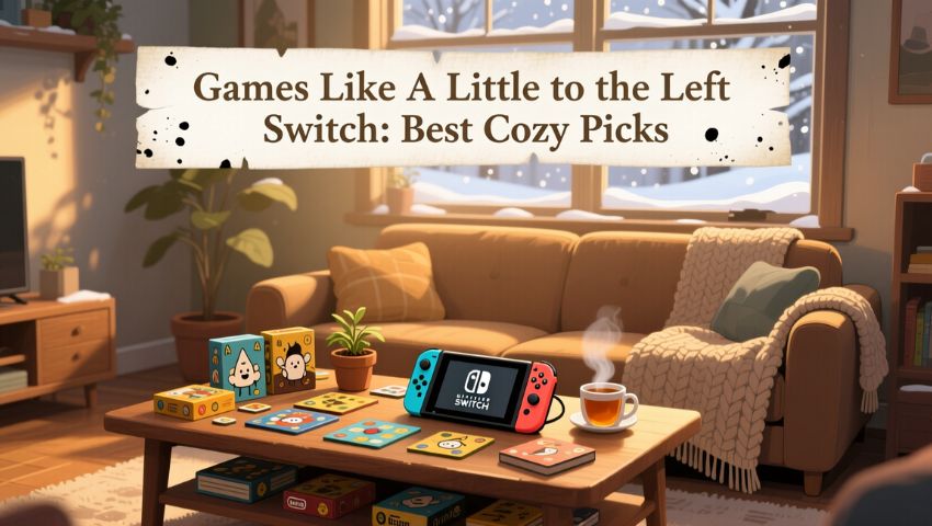 Games Like A Little to the Left Switch: Best Cozy Picks