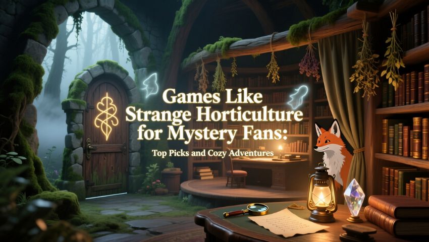 Games Like Strange Horticulture for Mystery Fans: Top Picks and Cozy Adventures