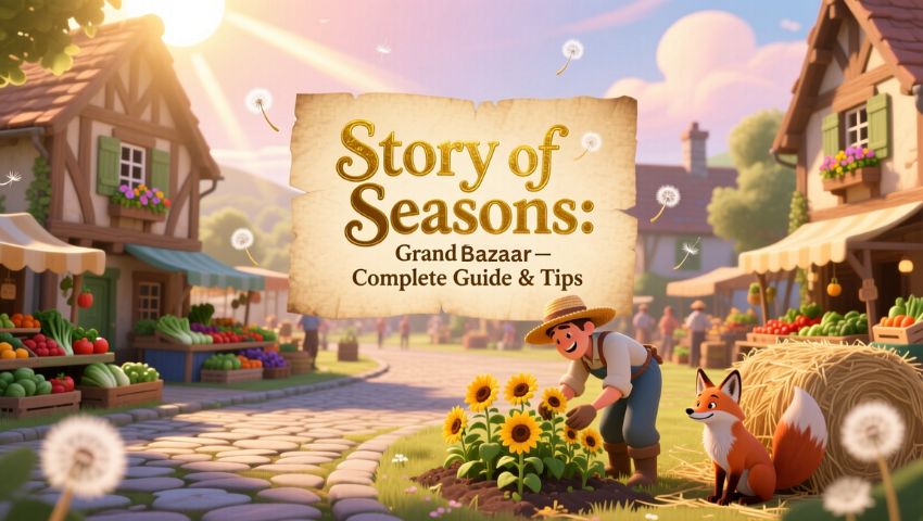 Story of Seasons: Grand Bazaar – Complete Guide & Tips
